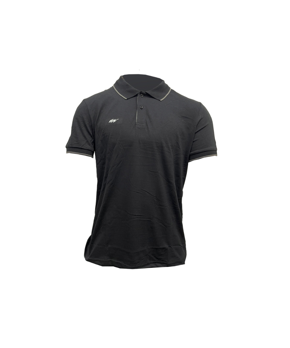 Polo Team Jersey Negro